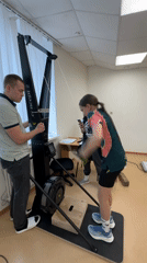 Morning fitness activities observed at Прикамский sports complex