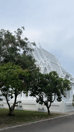 Morning temple visit documented in Pattaya, Thailand