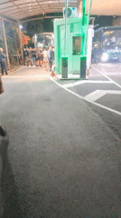 Nighttime border checkpoint activity recorded in Malko Tarnovo, Bulgaria