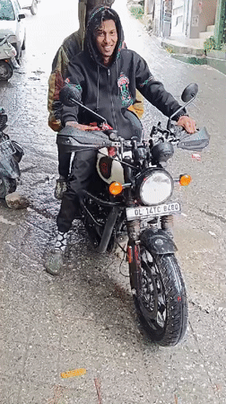 Daily life unfolds in Old Manali tourist district