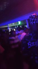 Late-night club scene with scattered outdoor moments