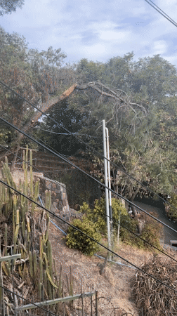 Elevated views of Santiago hillsides and zoo captured