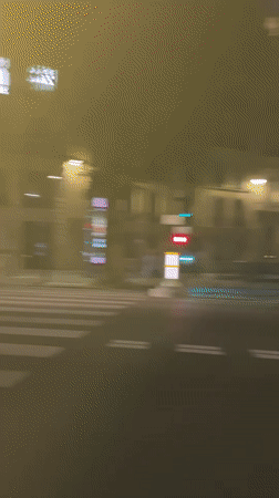 Nighttime street activity captured across central Paris locations