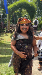 School graduation ceremony features traditional Balinese performances in Gianyar