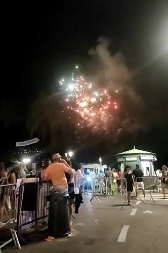 Rapallo's waterfront lights up with a summer fireworks show