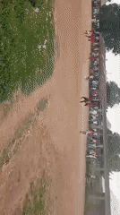 Community soccer match draws spectators in Akwanga, Nigeria