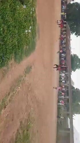 Community soccer match draws spectators in Akwanga, Nigeria