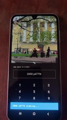 Fire performance video viewed on phone in Ciudad Guayana