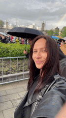Double rainbow appears over outdoor festival in Yekaterinburg