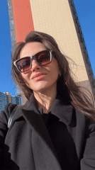 Woman takes selfies outdoors and at gym in Murino