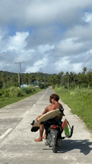 Tropical beach life documented in Santa Monica Philippines overnight