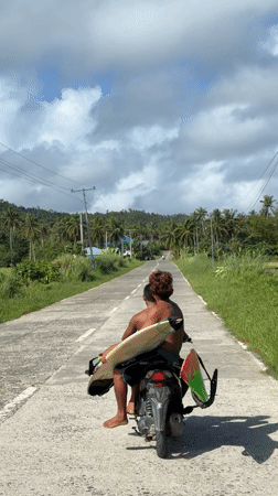 Tropical beach life documented in Santa Monica Philippines overnight