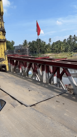 Transportation and bridge infrastructure scenes across Aceh, Indonesia