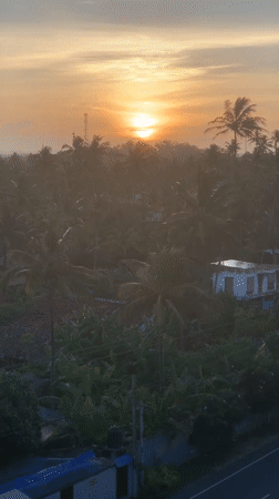 Golden hour along Sri Lanka's southern coast