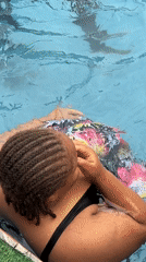 Group enjoys afternoon swim at Nkpor pool
