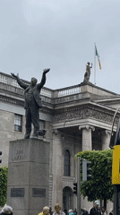 Dublin street life documented around O'Connell Street landmarks