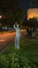 Nighttime backflip attempt ends in fall at Sofia park