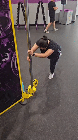 Gym workout session documented in Puebla, Mexico