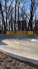 Children enjoy outdoor recreation at Ufa park skateboard and ping pong facilities