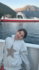 Ferry crossing documented in Montenegro's Bay of Kotor