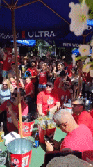 Vancouver's Granville Street hosts a packed FIFA World Cup fan festival
