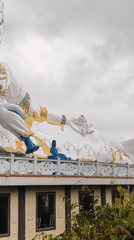 Buddhist temple statues and grounds documented in Da Lat