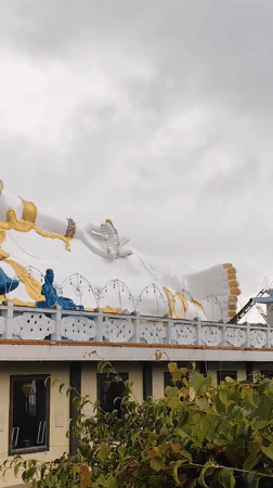 Buddhist temple statues and grounds documented in Da Lat