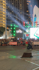 Motorcycle stunt show draws crowds at Castrol Superbike Fest Vietnam