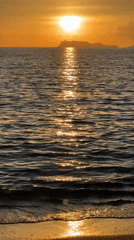 Sunset beach afternoon at Tong Yang, Gulf of Thailand
