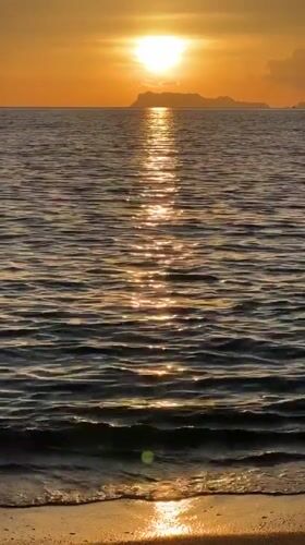 Sunset beach afternoon at Tong Yang, Gulf of Thailand
