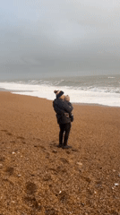 Family explores Dorset coastal towns during winter seaside outing