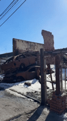Witnesses document continued destruction scenes across Irpin, Ukraine