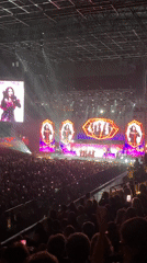 Concert audience captures packed Buenos Aires venue performance