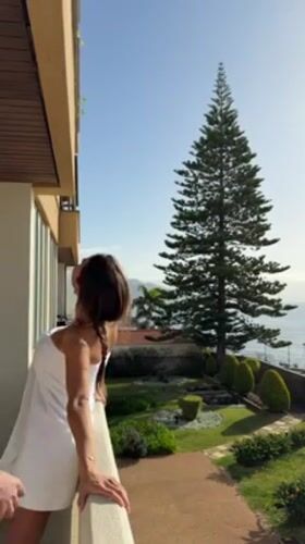 Morning leisure activities documented at Funchal resort balconies