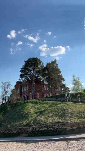 Tourists explore historic Russian island town of Sviyazhsk