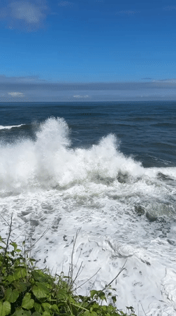 Ocean views captured from elevated position in Mengwi, Indonesia