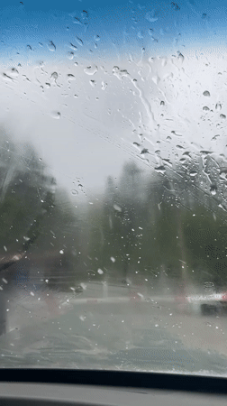 Heavy rain, snow hits Rupit i Pruit, Spain