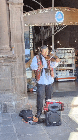 Daily life captured in historic Cuzco streets
