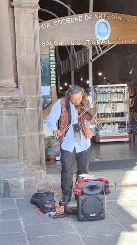 Daily life captured in historic Cuzco streets