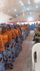 Wedding ceremony with traditional dancing in Abarakan Niger