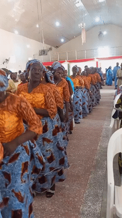 Wedding ceremony with traditional dancing in Abarakan Niger
