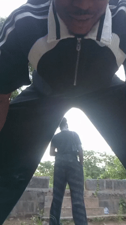 Casual outdoor hangout captured in quick clips, Adankolo