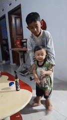 Everyday home life in Tanahbaya, Indonesia