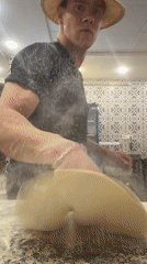 Pizza making and selfies captured in Ternopil, Ukraine