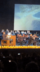 Candlelit orchestral concert in Moscow with cinematic visuals
