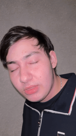 Young man recorded in close-up videos in Yerevan