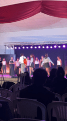 Young performers stage theatrical show in Achocalla, Bolivia