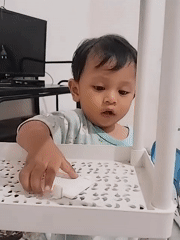 Quiet at-home moments with a toddler in East Java
