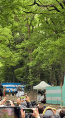Traditional Yabusame archery ceremony draws crowds at Kyoto shrine