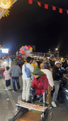 Bustling night market draws crowds in Da Lat, Vietnam